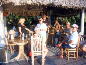 Guest area bar